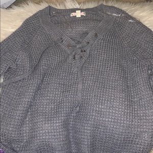 Grey Knitted Sweater